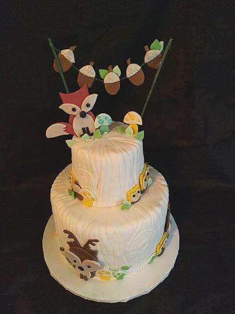 WoodlandsThemeBabyShowerCakeMain1