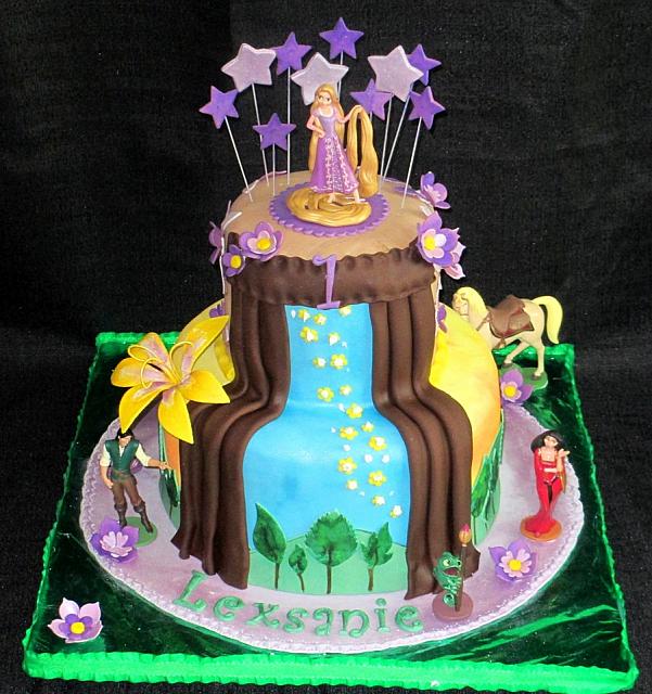 Tango Disney Theme Fondant Cake Front View