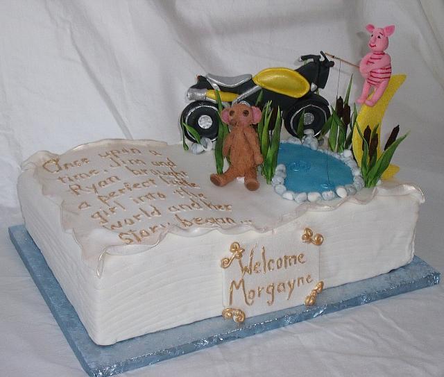 Baby Story Book main view of cake