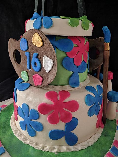 ArtThemeCakeSlowingSideView