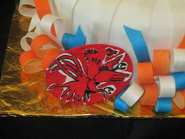 USC-SouthCarolinaEdibleGumpasteGamecockEmblemMascotDecoration