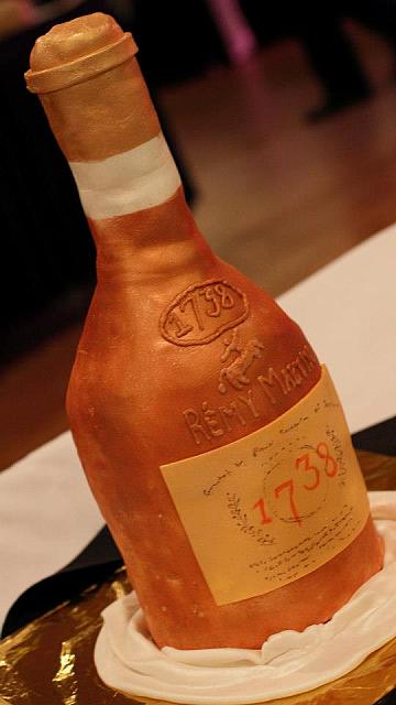Remy Martin 1738 Liquor Bottle Cake Customer Provided Photo