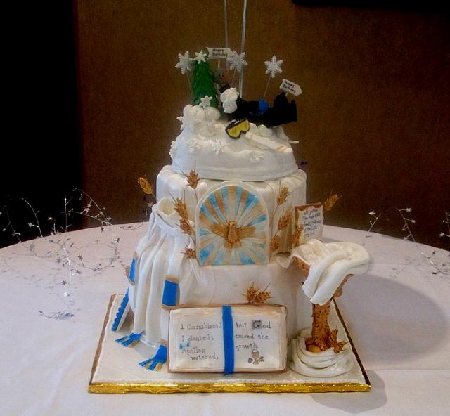 RetirementBirthdayPriestVicarCakeAtBishopHickeyConferenceCenterFrontView