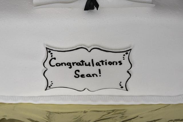 Graduation Cake With Photography Hobby plaque