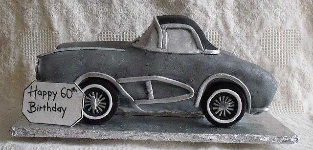 1962 Corvette Sports Car Cake side 1