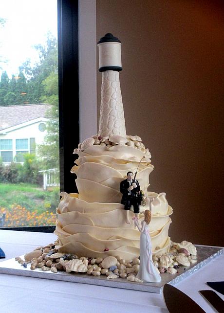 LighthouseThemeIvoryWeddingCakeView1