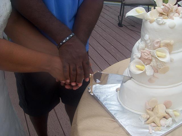 NauticalShellCakeCutting