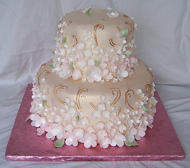 Asian Brocade Cake View 1