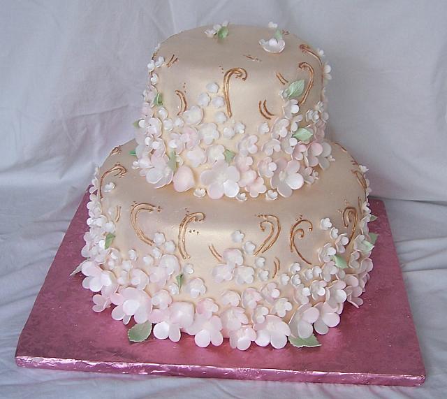 Asian Brocade Cake View 2