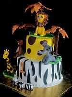 BabyBoyBirthdaySafariThemeCakeRightSide