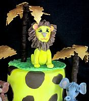 LionCakeDecorationEdibleGumpaste