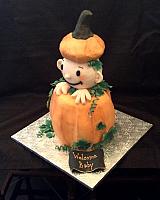 BabyShowerPumpkinCakeSideView