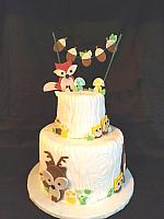 Forest Theme Baby Shower Cake