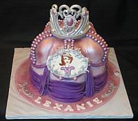 SophiaTheFirstPrincessFondantCakeView1