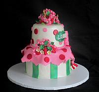 StrawberryShortcakeCharacterCakeLeftSide