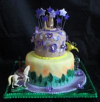 TangoDisneyThemeFondantCakeBackView