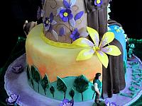 Tango Disney Theme Fondant Cake Close Up 1