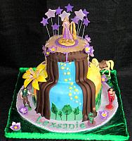 Tango Disney Theme Fondant Cake Front View