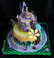 Tango Disney Theme Fondant Cake Left Side