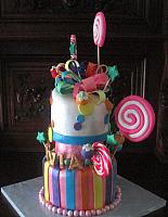 WhimsicalCandyThemeChildBirthdayCakeRightSide