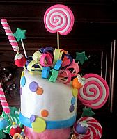 WhimsicalCandyThemeChildBirthdayCakeTop