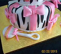 BabyShowerZebraPinkGumpasteBabyRattle