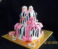 BabyShowerZebraPinkTieredCakeMain