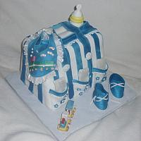 Baby Diaper Bag Cake