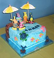 Backyardigans At The Beach Cake view 2