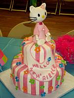 Hello Kitty Baby Shower Cake view 1