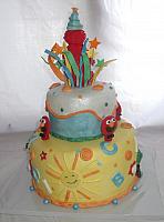 Sesame Street Baby Elmo Cake view 2