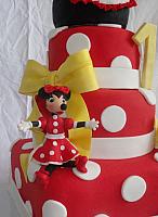 Minnie Mouse Gumpaste Figurine Close Up
