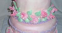 gumpaste edible fantasy flowers close up