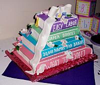 Baby Books Stacked for Baby Shower