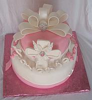 Christening Cake For Savanna Dauria Top View