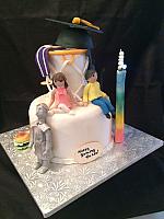 Asian American Theme Birthday Cake