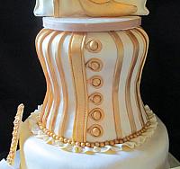 Corset Tier From Fashionista Fondant Cake