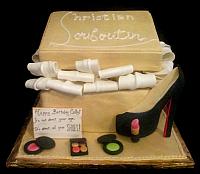 Fashionista Louboutin Shoebox Cake Front