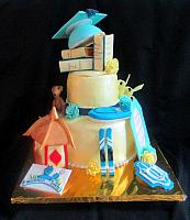 Graduation Sports, Family Pet, Pagota Multitheme Cake