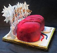 Kidney Organ Donation Fondant Cake View 2