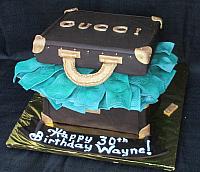 SuitcaseFullOfMoneyGucciThemeFondantCakeMain