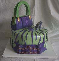 Purse and Shoe Cake