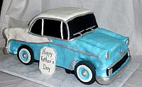 1956 Chevy Bel Air Car Cake view 1