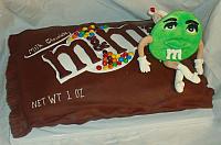Bag of M and M Candies Cake