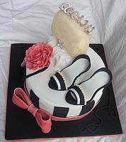 PurseShoeChanelBlackWhiteRoseFashionCakeTopAgain