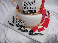 HollywoodRedCarpetMovieThemeCakeCloseUp2