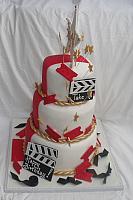 HollywoodRedCarpetMovieThemeCakeSide1