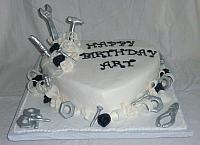HandyManCarpenterFondantBirthdayCakeSide
