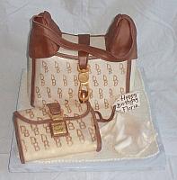 Dooney & Bourke Designer Purse Fondant Cake