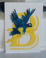 CollegeBentleyEmblemGumpasteDecoration